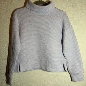 Alia Women's Turtleneck Sweater - Soft Gray